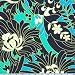 45'' Wide Amy Butler Daisy Chain Wildflowers Navy Fabric By The Yard