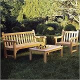 Kingsley-Bate Teak ST300 St. George 3-Piece Conversation Set