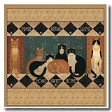 Country Cats Shower Curtain