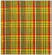 Durable Flat Weave 100% Cotton Colorful Red and Yellow Plaid Tablecloth 54x90 Inches