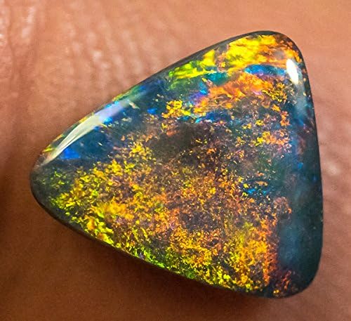 Black Opal 1.19 ct Natural Loose Gem Stone from Lightning Ridge, Australia