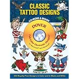 Classic Tattoo Designs CD-ROM and Book