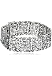 Sterling Silver Oxidized Bracelet, 7.25"