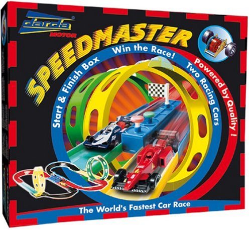 Childrens Toyshop  Spielwaren : Darda 50146 - Bahn Speedmaster inkl. 2 Rennwagen, 2 x 260cm Streckenlänge