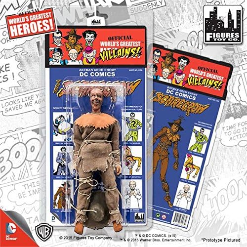 Retro Kresge Style Action Figure Series 3; Scarecrow & Catwoman