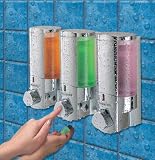 New Aviva Triple Bathroom & Shower Dispenser - Chrome