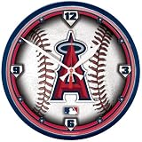 Los Angeles Angels of Anaheim Round Clock