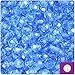 BeadTin Light Sapphire Blue Transparent 8mm Faceted Round Craft Beads (450pc)