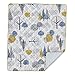 Lolli Living Baby Quilted Comforter in Woods Print. 100% Cotton Modern Quilted Baby Comforter (50x40 inch)