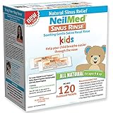 NeilMed's Sinus Rinse Pre-Mixed Pediatric Packets, 120-Count Boxes (Pack of 2)