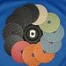 4 Wet Diamond Polishing Pad Kit 12+1 pcs for Granite Marble Polish Pad