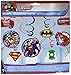 Justice League Foil Swirl Value Pack Decorations, Party Favor