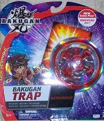 Bakugan Pyrus (Red) Metalfencer FACTORY SEALED Vestroia Bakuneon Single Figure Special Attack TRAP