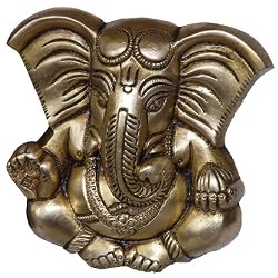 Ganesha Tapestry Brass Decor