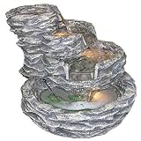 Alpine Four Level Rock Pond Fountain