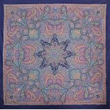 Fashionable Cotton Scarf - Indian Paisley Print - Hippie Style - Blue, Green & Purple ~ Sunshine Joy