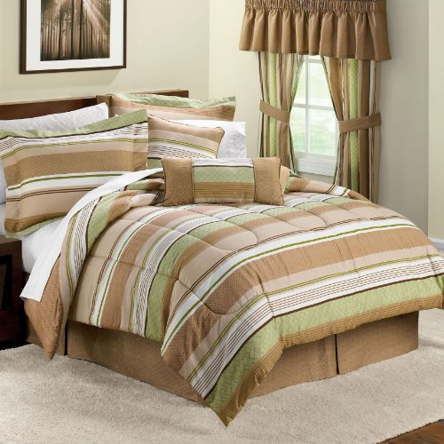 Brylane Home Rod-Pocket Panel Set w/Tiebacks, 80