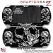 Sony PSP (original) Skin - Chrome Skulls WraptorSkinz Kit by TuneTattoozTM
