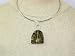 Baltic Amber Pendant Set - Sterling Silver Casing and Choker Necklace - Green Amber