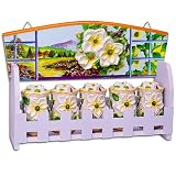 Magnolia 3-D Majolica Spice Rack and Spice Jars *NEW*