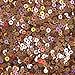 3mm Round Flat Sequins Copper Lazersheen Rainbow Reflective Metallic. Made in USA