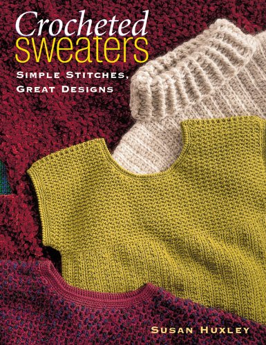 crocheted sweaters simple stitches great designs
