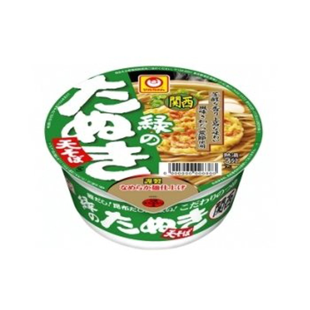 Japanese Maruchan Midori No Tanuki Instant Soba Cup Noodles Bowl 3.49