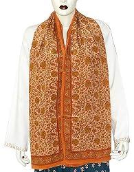 Printed Scarfs for Women in Crepe Silk 22 X 72 inches (rsrf037)