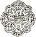 1928 Bridal Art Deco Revival Eternity Brooch