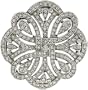 1928 Bridal Art Deco Revival Eternity Brooch