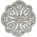 1928 Bridal Art Deco Revival Eternity Brooch