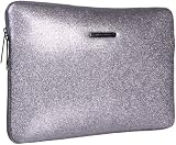 Juicy Couture Electronics Laptop Bag,Silver,One Size