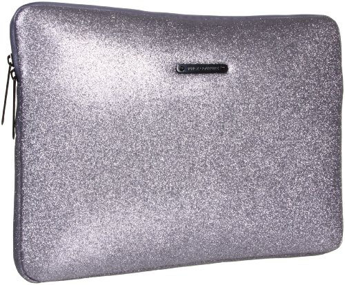 Juicy Couture Electronics Laptop Bag,Silver,One Size