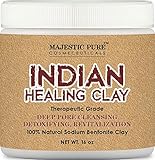 Majestic Pure Indian Healing Bentonite Clay, 16 Ounce