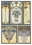 Authentic Art Nouveau Stained Glass Designs in Full Color (Dover Pictorial Archives)