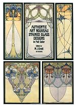 Free Authentic Art Nouveau Stained Glass Designs in Full Color (Dover Pictorial Archives) Ebooks & PDF Download