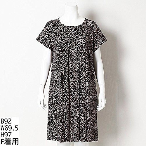 アルディラ（AL・DI・LA） 【大きいサイズ】レトロプリント タックワンピース