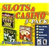 pc game Slots Casino 3 Pack Keno Slots Cards CD ROM pc game