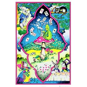 Wonderland College Blacklight Poster Print, 22x34