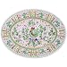 Kitchen & Housewares : Green Rooster ~ Heavy Duty Melamine Italian Pottery Ceramic design Dinnerware,OvalPlatter