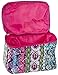 World Traveler Pink Bohemian Boho Patchwork Cosmetic Makeup Case
