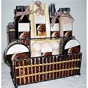 Chocolate Coconut Cupcake Scented Spa Basket - Gift Basket