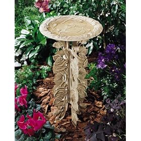 Pedestal Rose Birdbath by
