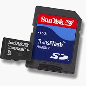 Sandisk 64mb Transflash Micro Sd Card with Adapter