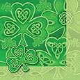 Saint Patrick's Day Clover Luncheon Napkins, 20ct