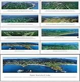 Blakeway Panoramic Poster Prints GOLF SET of 9