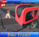 New Red Little Animals Bike Bicycle Pet Cat Dog Trailer Carrier