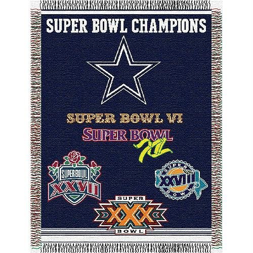 Northwest Dallas Cowboys Super Bowl Commerative Throw