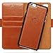 iPhone 6S Plus Case,iPhone 6 Plus Case,CASELAND Flip Wallet Case [Premium PU Leather][Stand][Card Slots] with Detachable Case for Apple iPhone 6S Plus and iPhone 6 Plus - 5.5,Brown