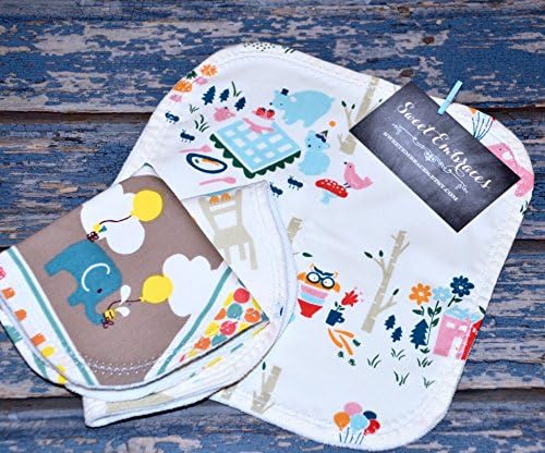 Organic Washcloths ~ Soft and adorable ~ Set of 3 ~ Gender Neutral